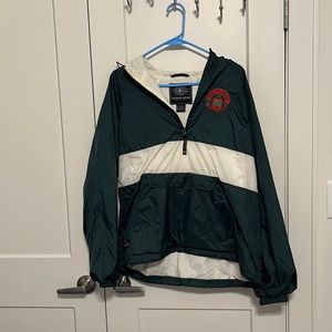 Alpha Chi Omega(AXO) Rain Jacket❤️💚